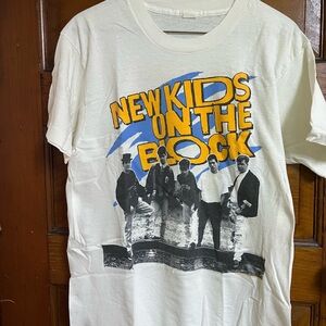 New Kids on the Block Graphic Tee - White